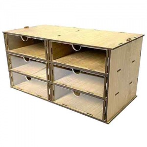 Stackable Drawer Making Kit Stackable Storage Kit - Double - 6 Drawers